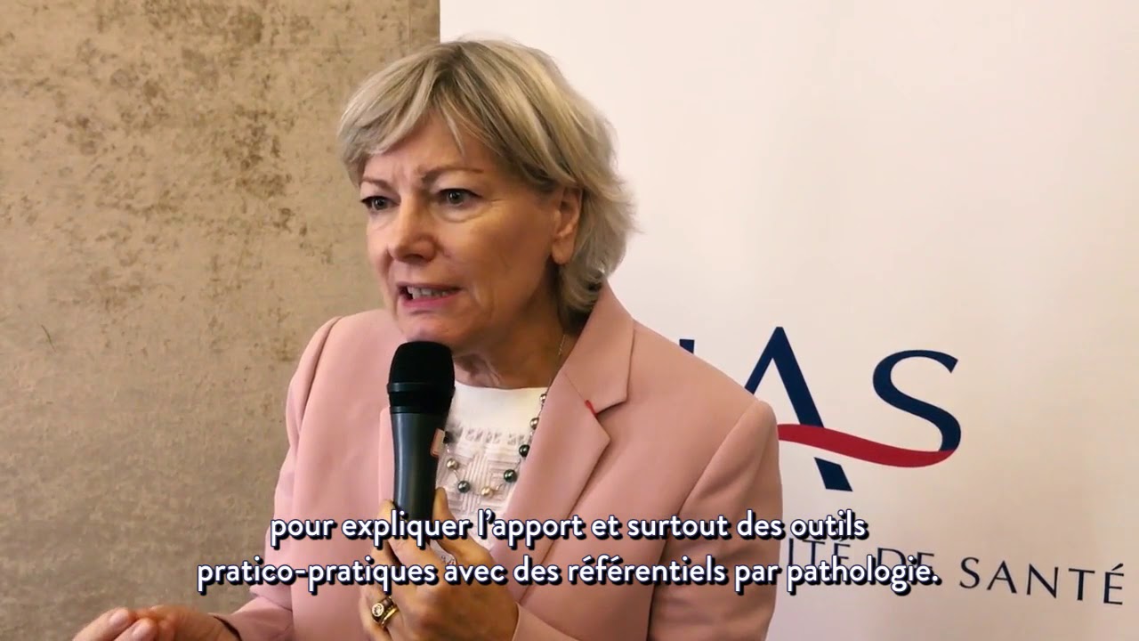 Présentation du guide de la HAS par le Pr Dominique Le Guludec