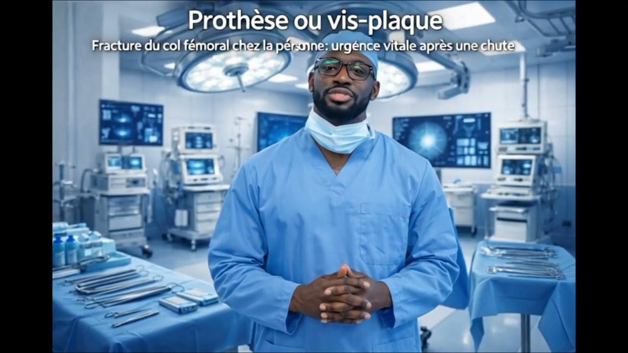 Fracture du col fémoral chez la personne âgée : urgence vitale après une chute