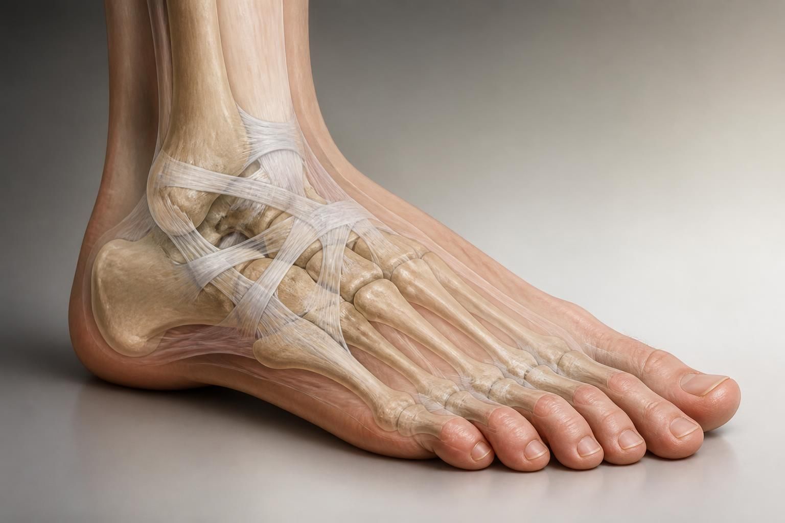 découvrez l'anatomie du pied, le rôle essentiel des ligaments et apprenez comment prévenir efficacement les blessures pour garder des pieds en bonne santé.